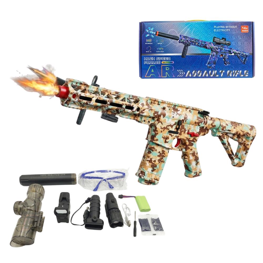 Pistola de Juguete para Niños y Adultos Lanzador de Hidrogel Accesorios