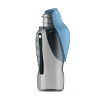 Botella de Agua Bebedero Portátil para Perros 800Ml de Color Azul