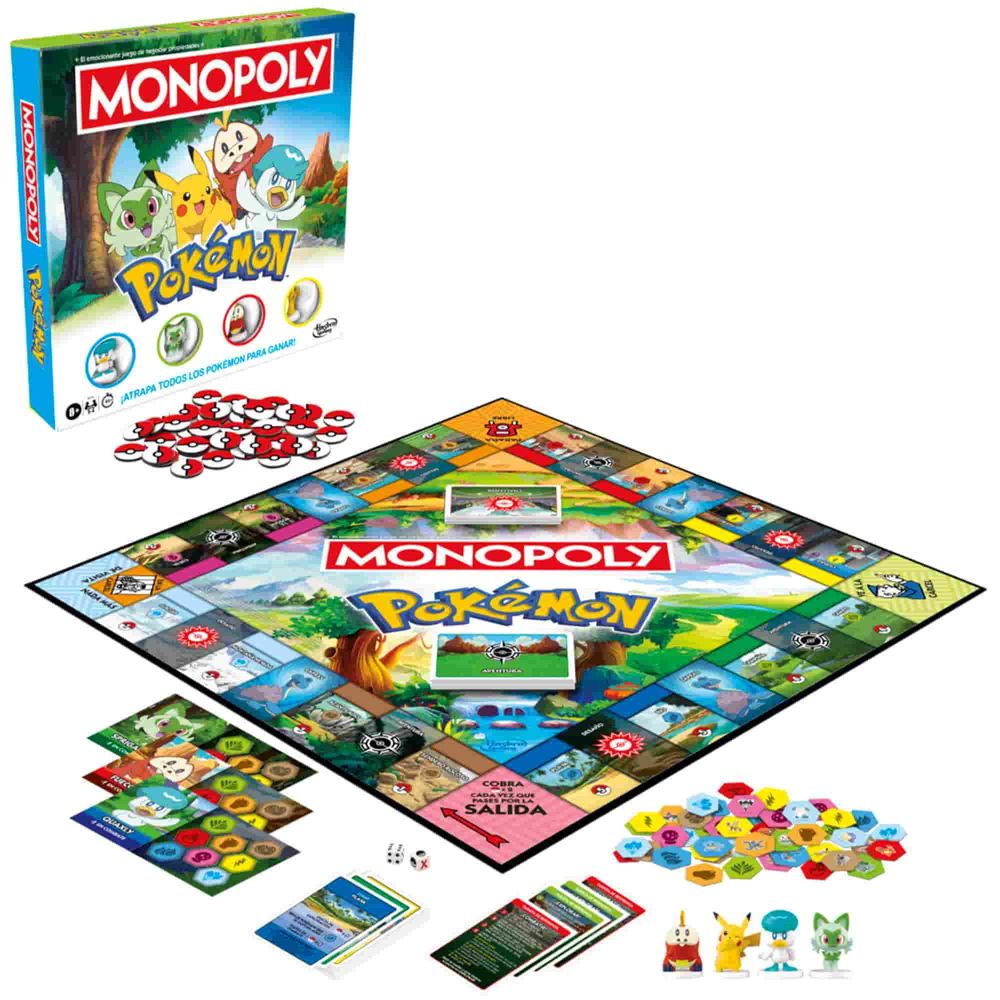 Juego de Mesa MONOPOLY Pokemon Juego de Mesa MONOPOLY Pokemon