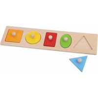 ROMPECABEZAS DE FORMAS DE MADERA FAT BRAIN TOYS