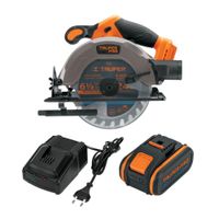 Sierra Circular 6 1/2 20V + 1 Bateria 4ah + Cargador Truper 103257-103009-12336