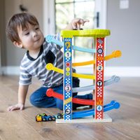 JUGUETE PISTA DE CARRERAS ZIGZAG FAT BRAIN TOYS
