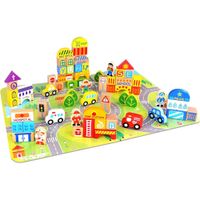 JUEGO ROMPECABEZAS MY TOWN FAT BRAIN TOYS
