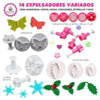 Set Premium de 14 Expulsadores Variados para Repostería