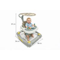 Andador Niños Niñas Unisex Multifunción Lujo Bandeja Juegos Ruedas Seguras