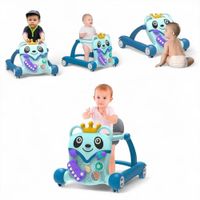 Andador Niños Niñas Unisex Interactivo Panel Juegos  Ruedas Estables Asiento Acolchado Diseño Panda