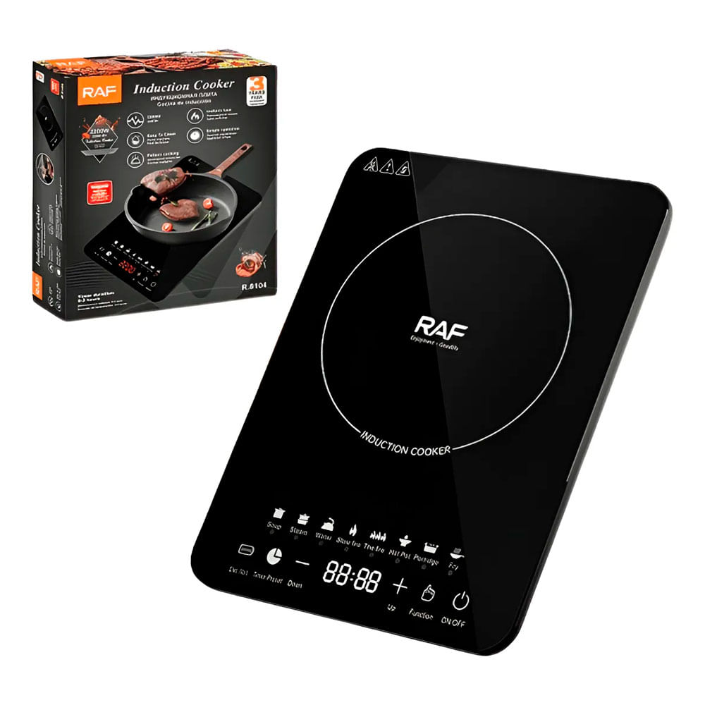 Raf R.8104 Cocina De Inducción 1 Hornilla Pantalla Led 2200w