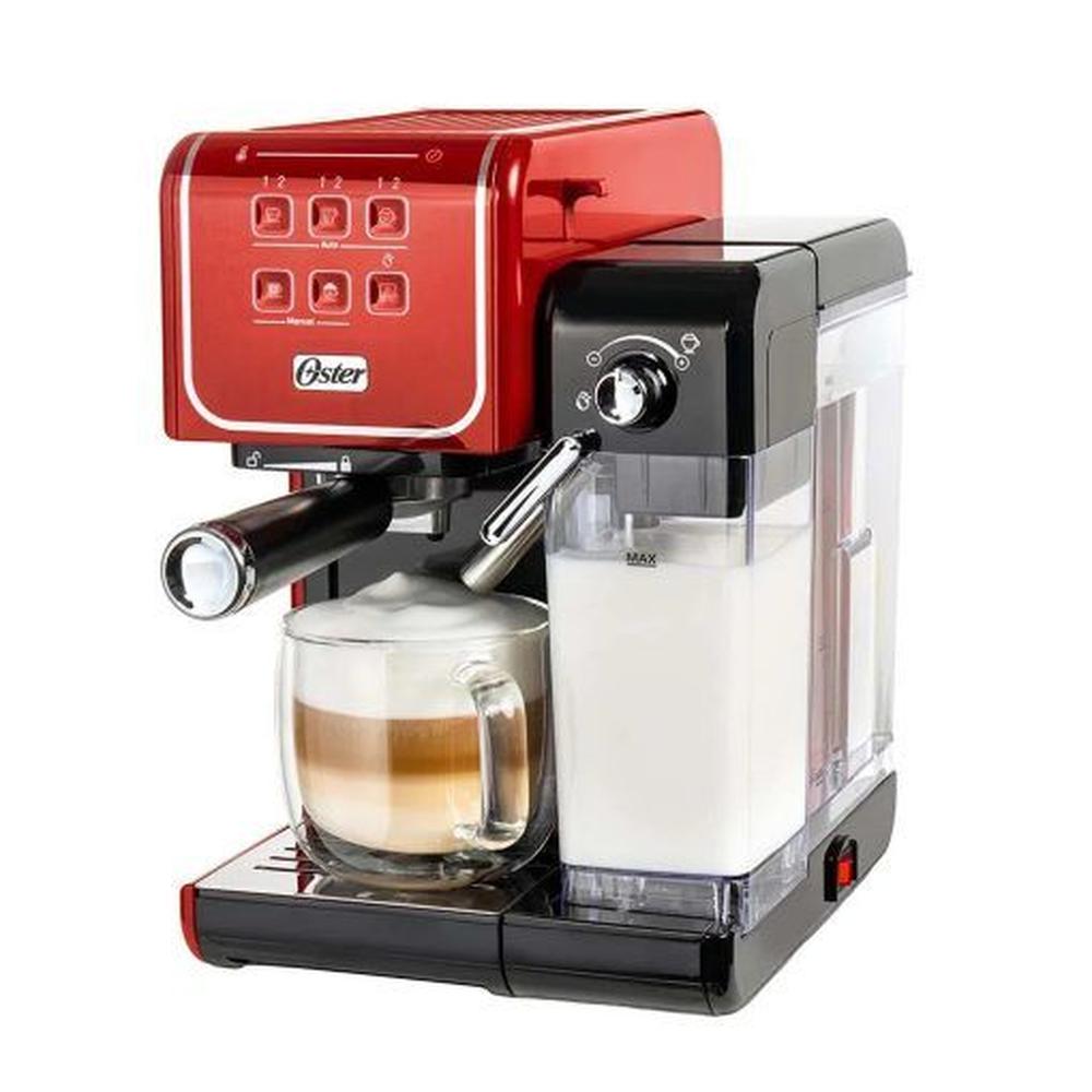 Cafetera Oster® PrimaLatte Automatica BVSTEM6801R Rojo