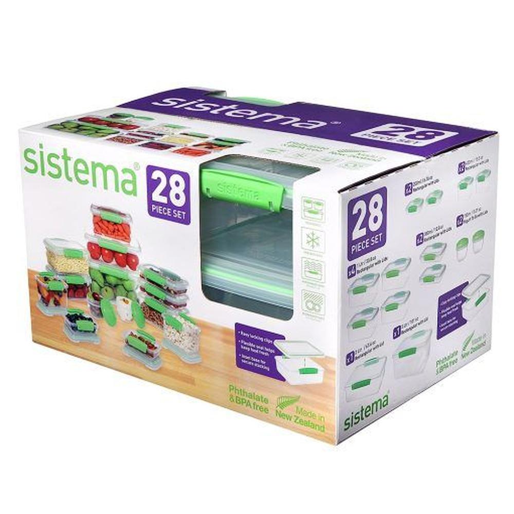 Juego de 14 Recipientes para Alimentos Sistema 65602ZS