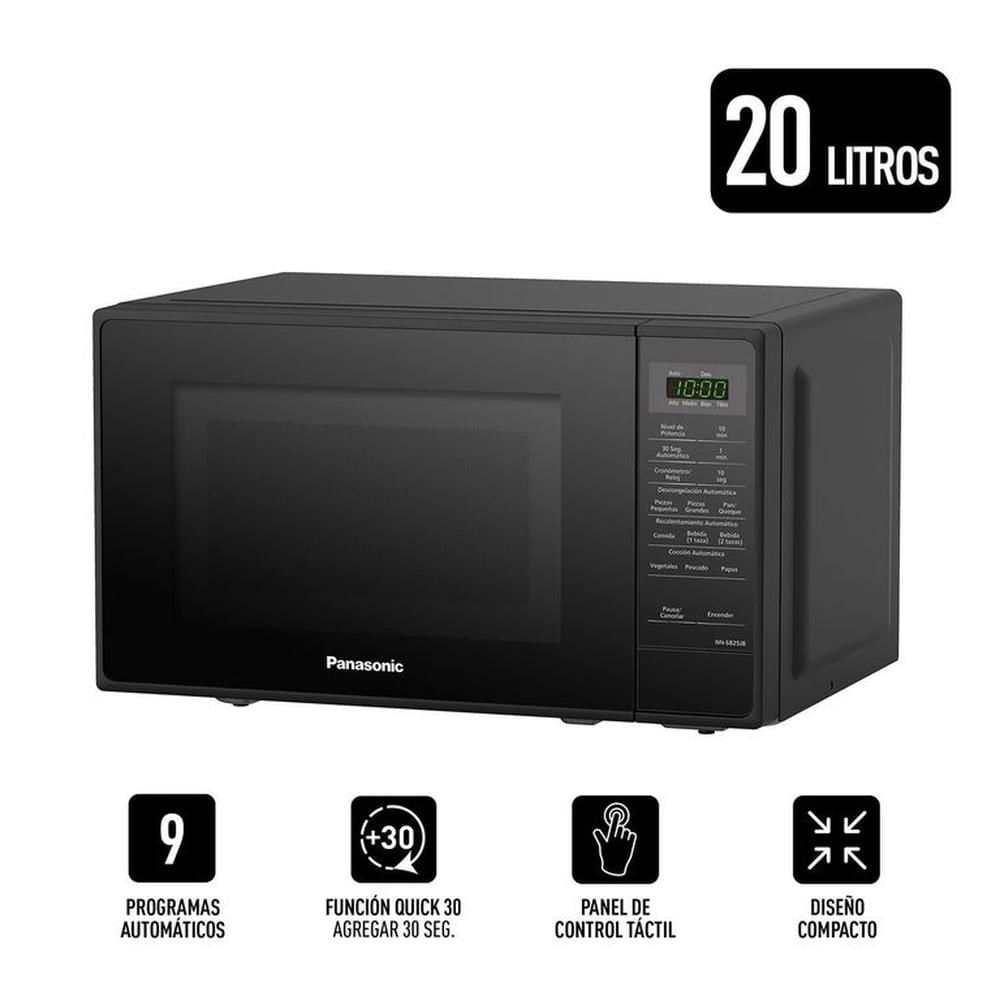 Microondas Panasonic 20L NN-SB25JBRPK negro