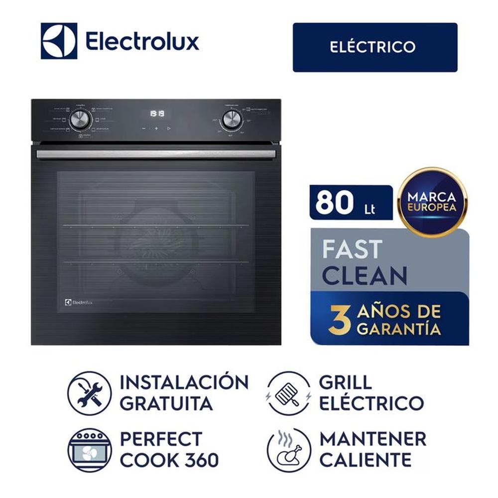 Horno Convección Empotrable Eléctrico Electrolux 80L Efficient OE8EH