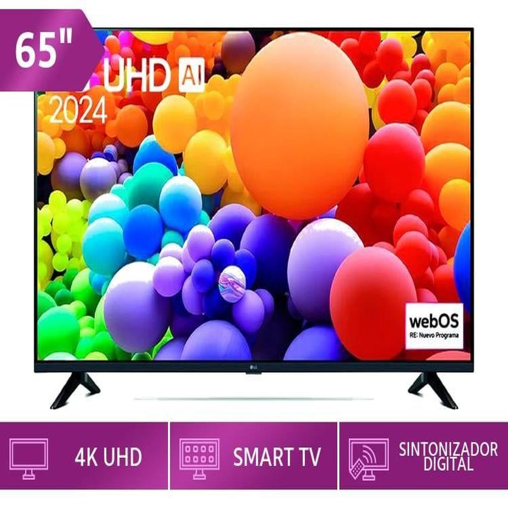 TELEVISOR LG 65' SMART TV LED 4K UHD THINQ AI 65UT7300PSA MODELO 2024