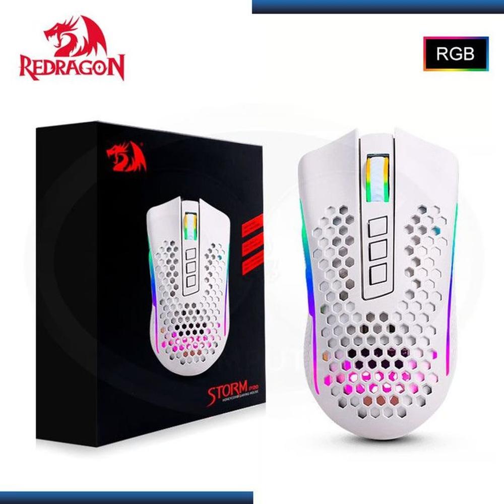 Mouse Gamer Redragon STORM PRO M808-KS Wireless WHITE