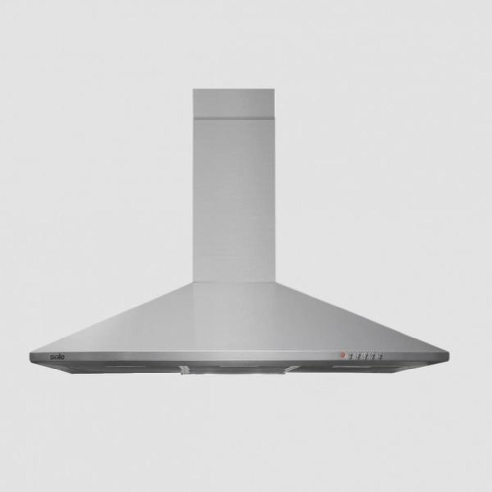 Campana Decorativa Prisma Acero Inoxidable 270W 90 Cm Sole