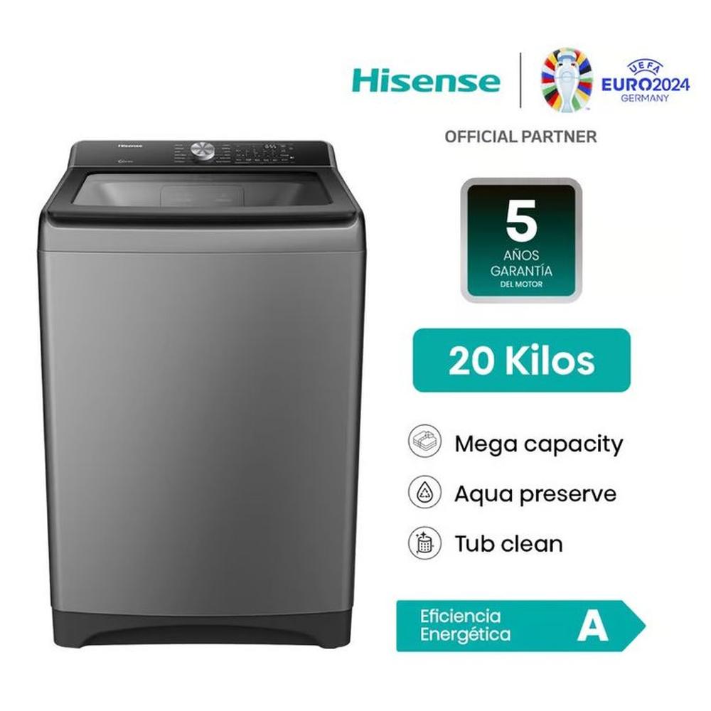 Lavadora hisense 20kg Carga Superior WT3T2023UT