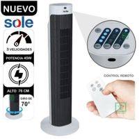Ventilador De Aire Tipo Torre 76cm Blanco Sole SOLAIR019