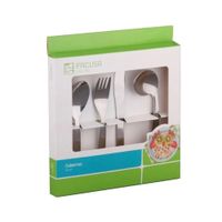 Set Cubiertos Bebe X 4 Pz Mod.723 Cja - Facusa