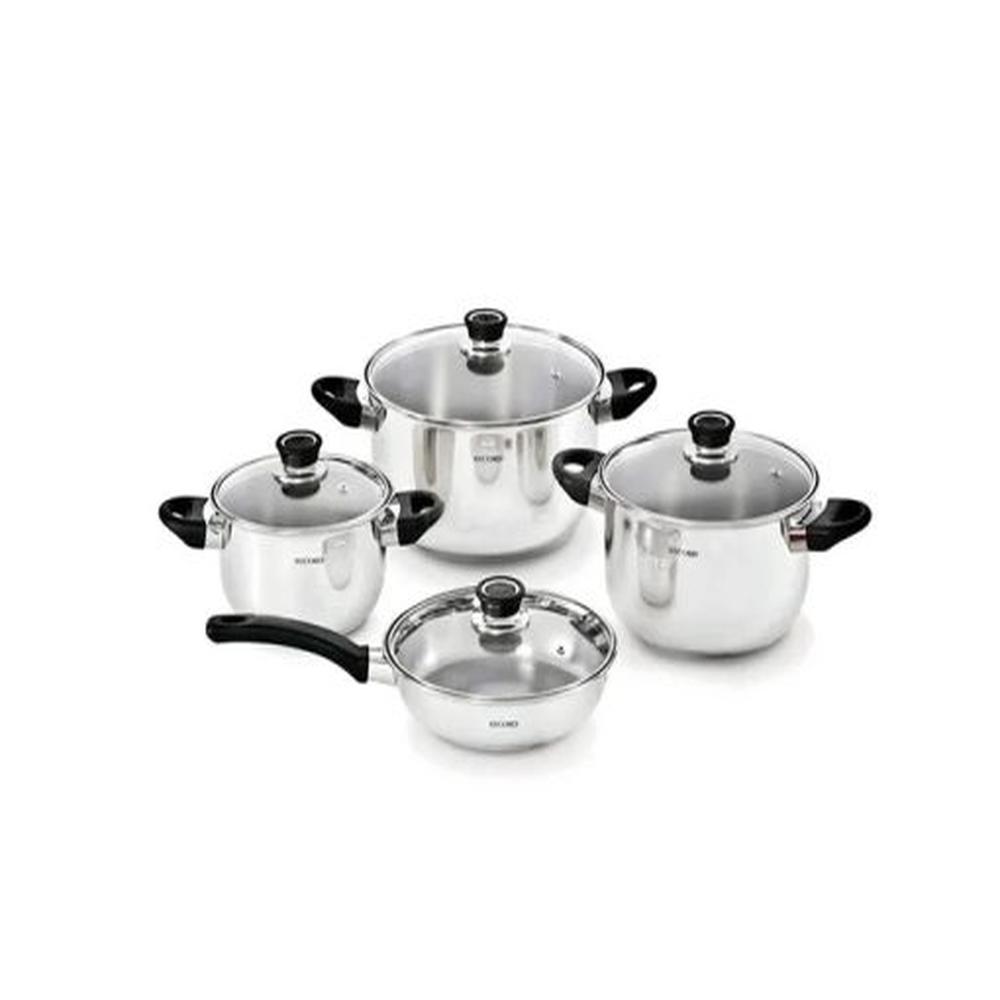 Juego de Ollas Inoxset de 8 piezas