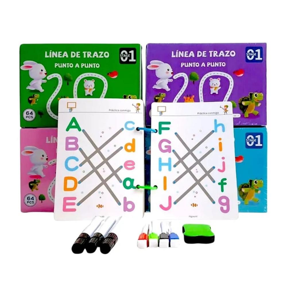 SET DE LIBRO PRE - ESCOLAR STROKE LINE