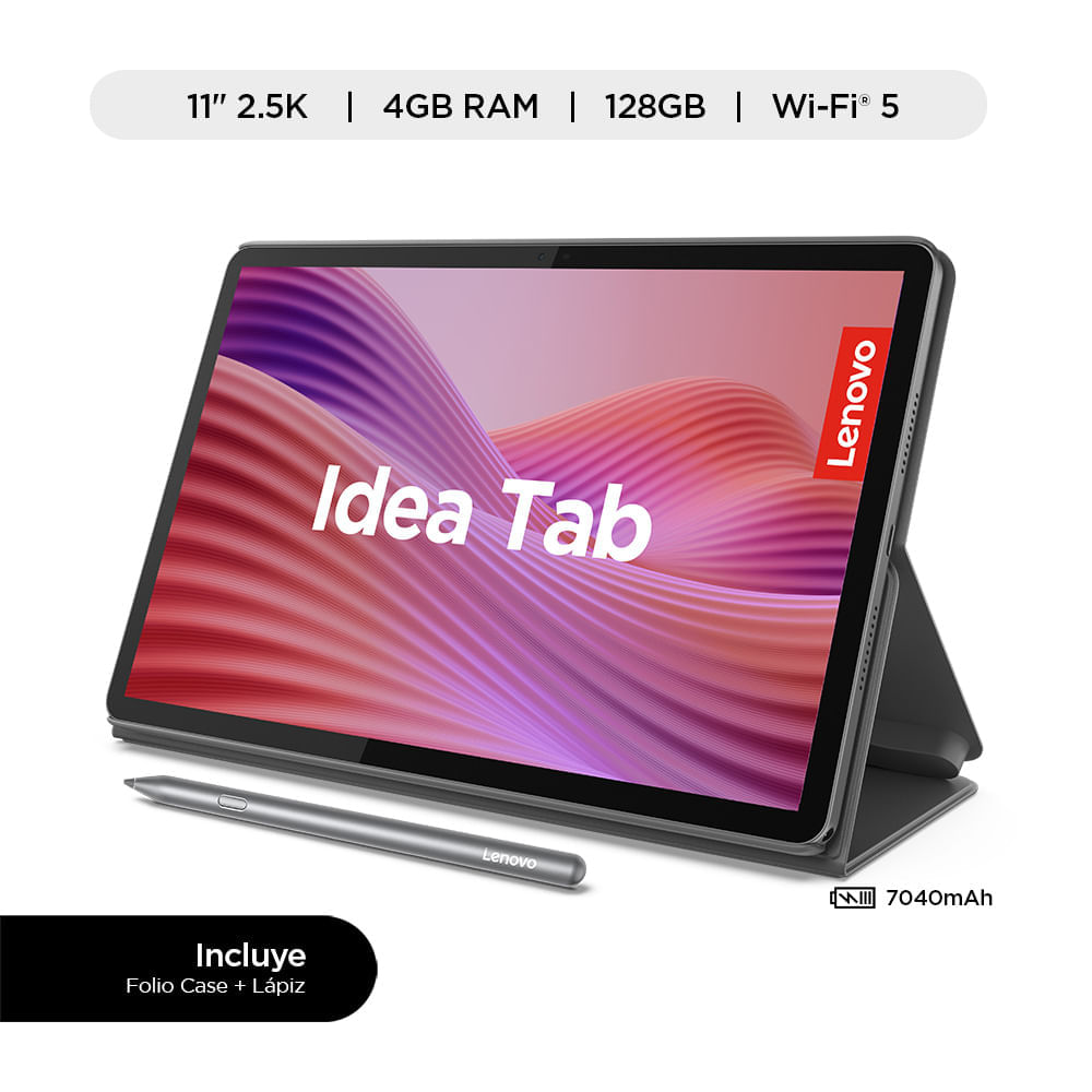 Tablet Lenovo Idea Tab MediaTek Dimensity 6300 4GB RAM 128GB 11"" 2.5K 90Hz