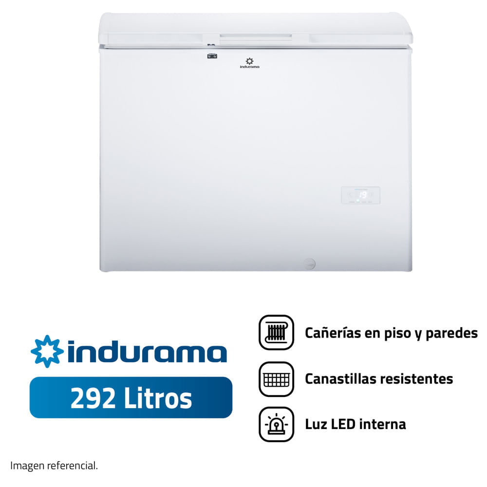 Congeladora INDURAMA 292L Triple Acción CI-300 Blanco