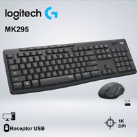 TECLADO - MOUSE LOGITECH  MK295 SILENT WIRELESS USB BLACK