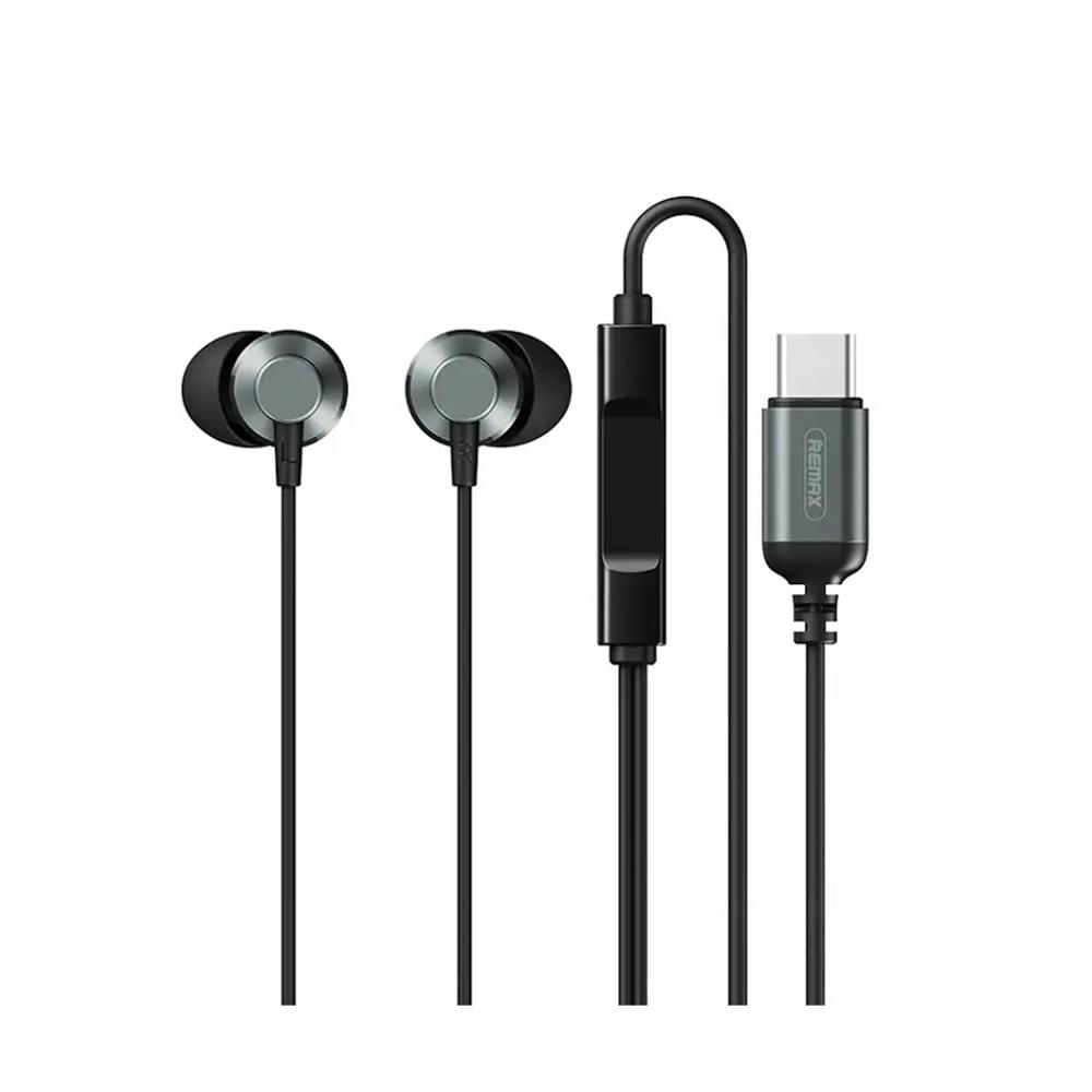 Audiófonos Alámbricos Remax RM-512a Negro Type-C
