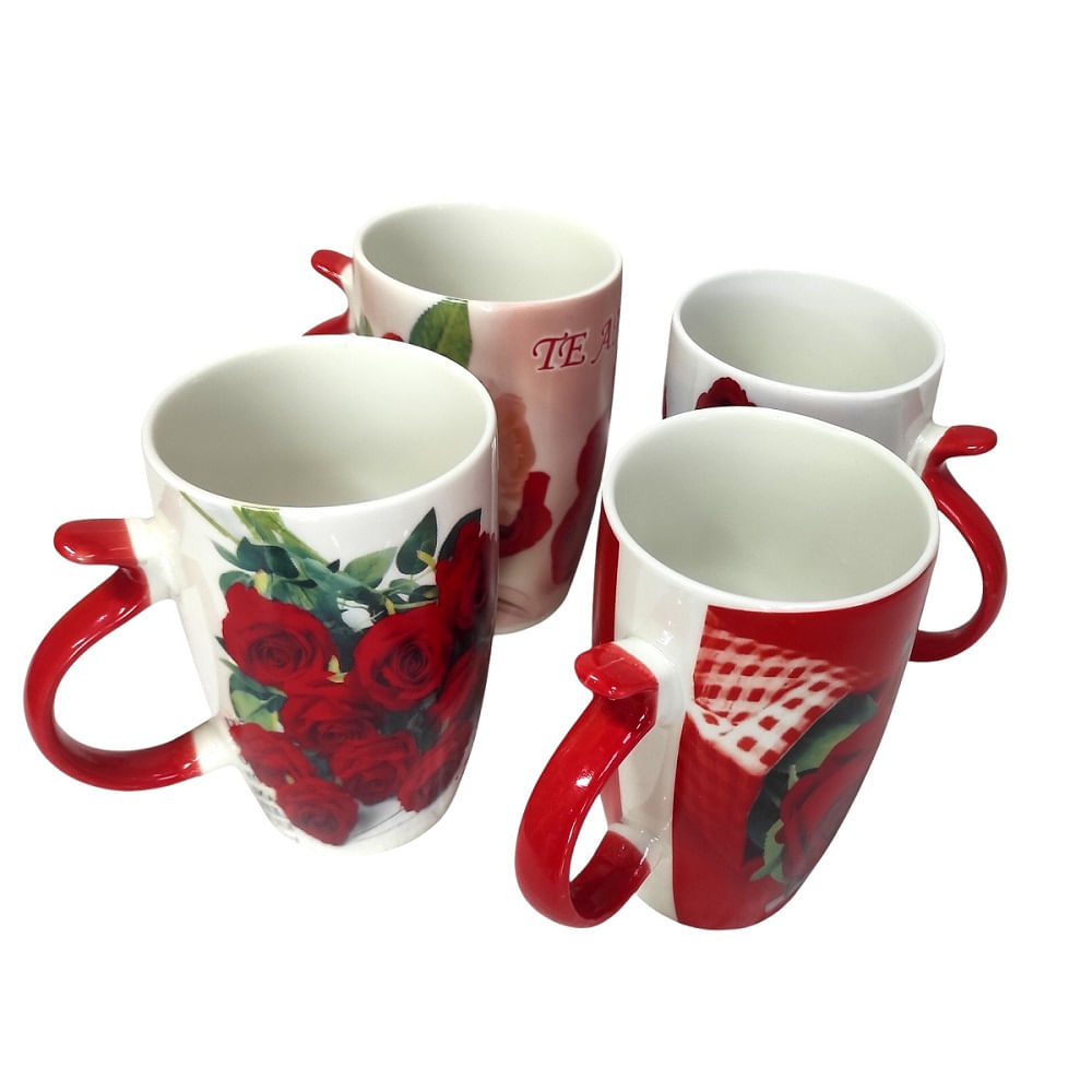 Taza de 400ml para el Dia de la Madre de Ceramica Set de 3