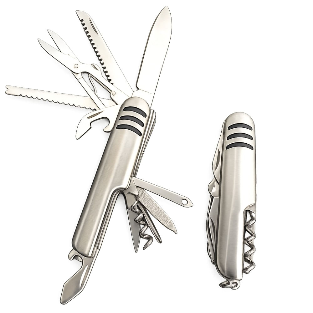 Navaja Multi-funcion 11 En 1 Gris