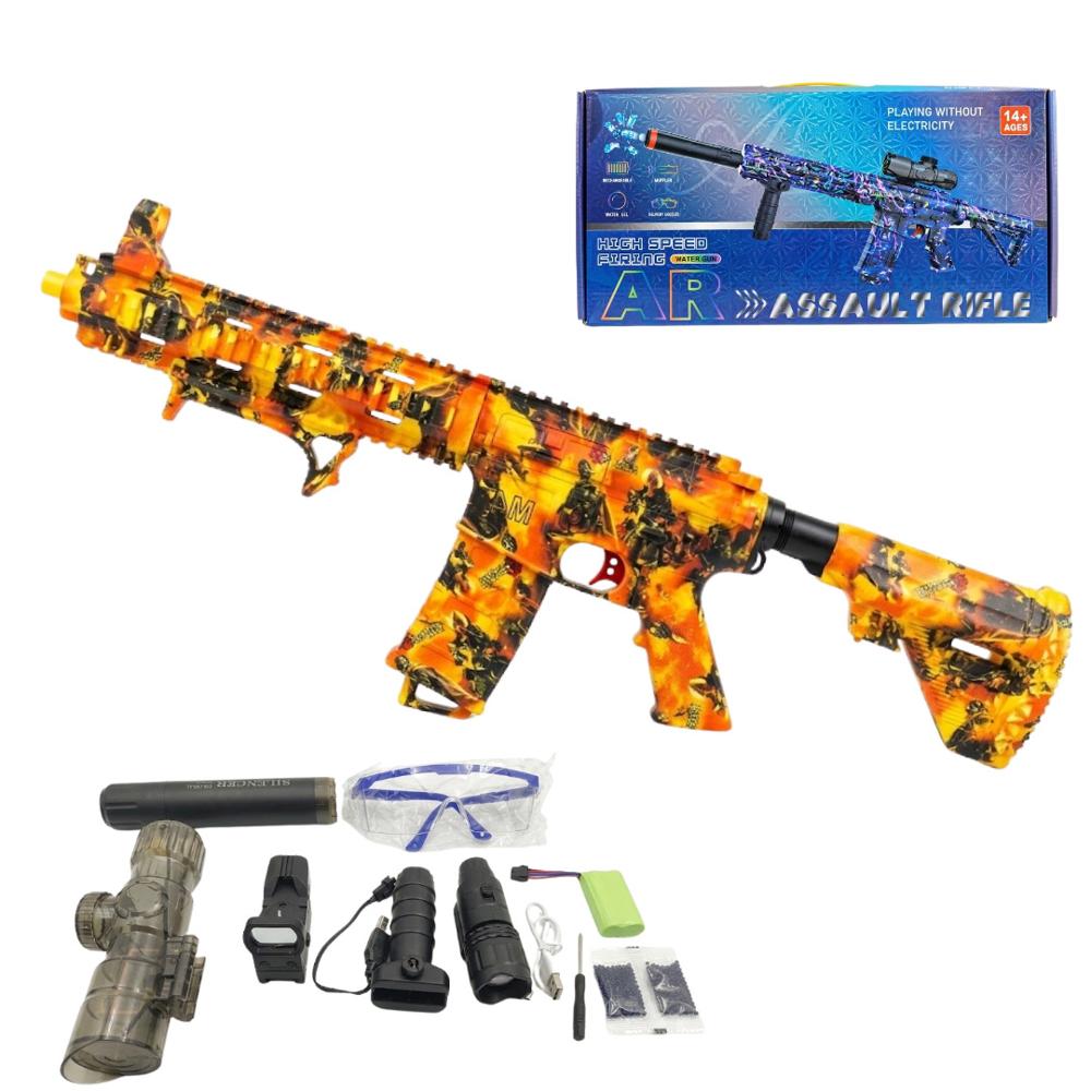 Pistola de Juguete para Niños y Adultos Lanzador de Hidrogel Accesorios NRJ