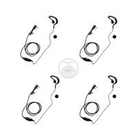 PACK 4 AUDÍFONOS REFORZADOS TIPO G  RADIO WALKIE AURICULAR