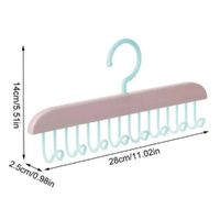 Ganchos Perchero con Adhesivos Multiuso Rosado