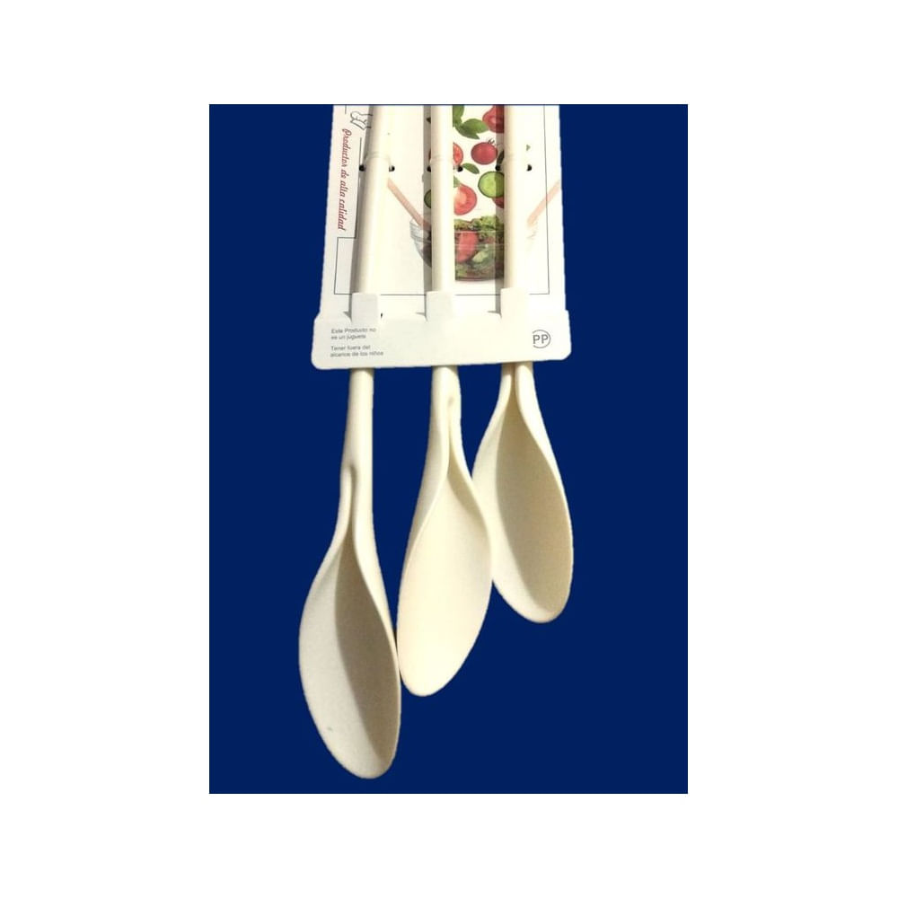 Cuchara Largas Multiusos x3 para ensaladas y otros