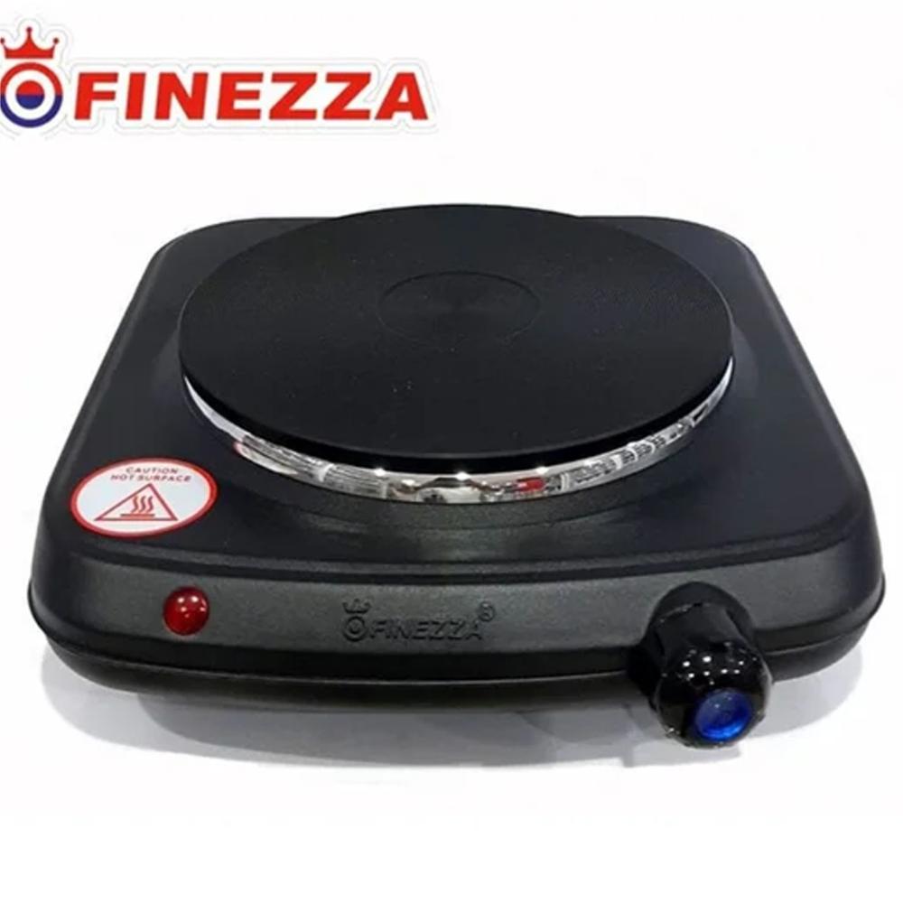 Cocina Electrica Finezza FZ201D1N Una Hornilla Diseño Compacto Negro