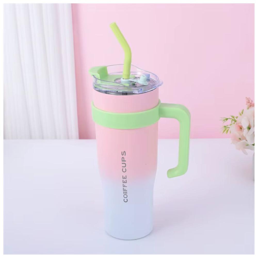 Vaso Térmico Tomatodo Termo Multiusos Frío Caliente Grande de 1.2L Rosado