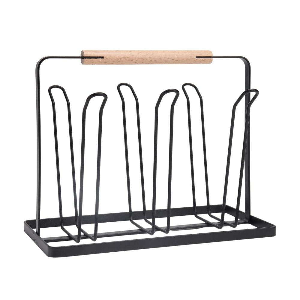 Porta Vasos Negro Orange