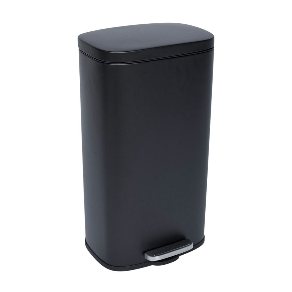 Tacho Pedal 30 litros Soft Close Negro Orange