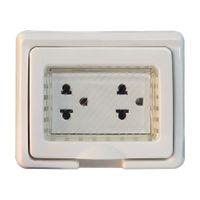Hidrobox Blanco Toma Doble Lt Opalux 15a Opalux