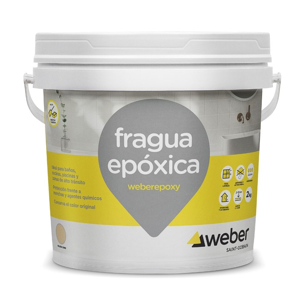 Fragua Epóxica Golden Dune x 2kg Weber