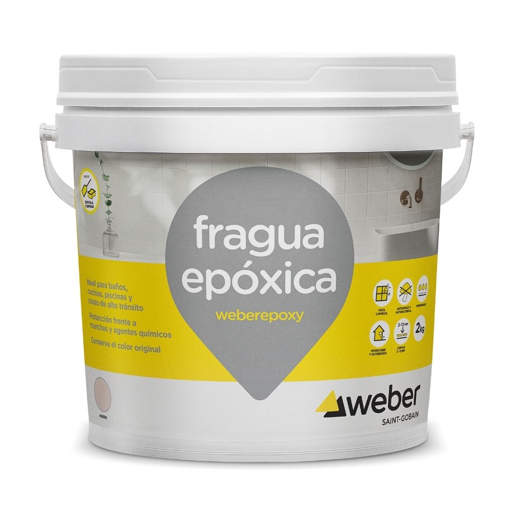 Fragua Epóxica Hueso x 2kg Weber
