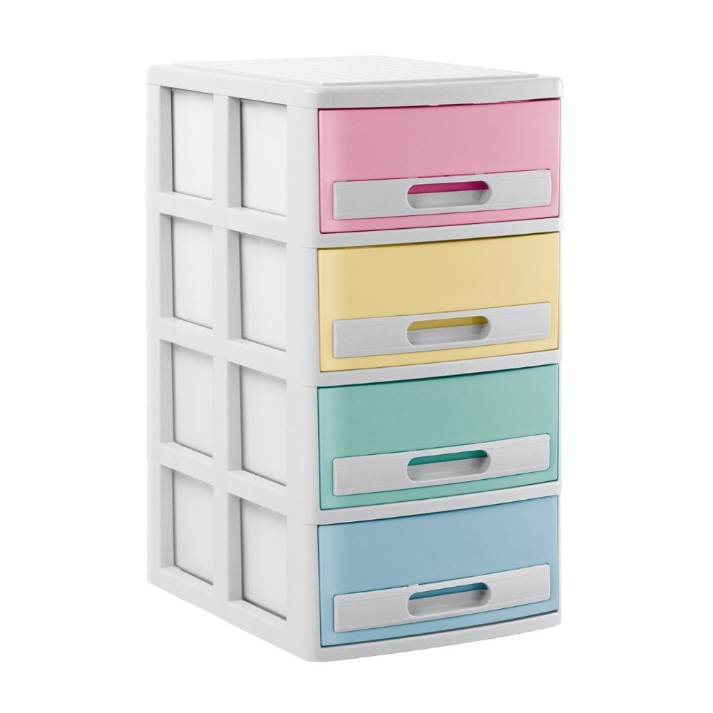 Cómoda Multicolor 4 Niveles Polinplast