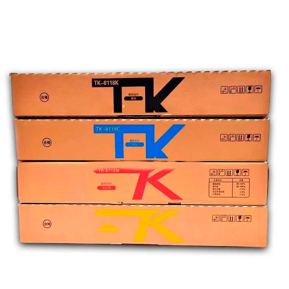 Kit de Toner Kyocera TK 8117 Negro y Colores M8124Cidn Compatible