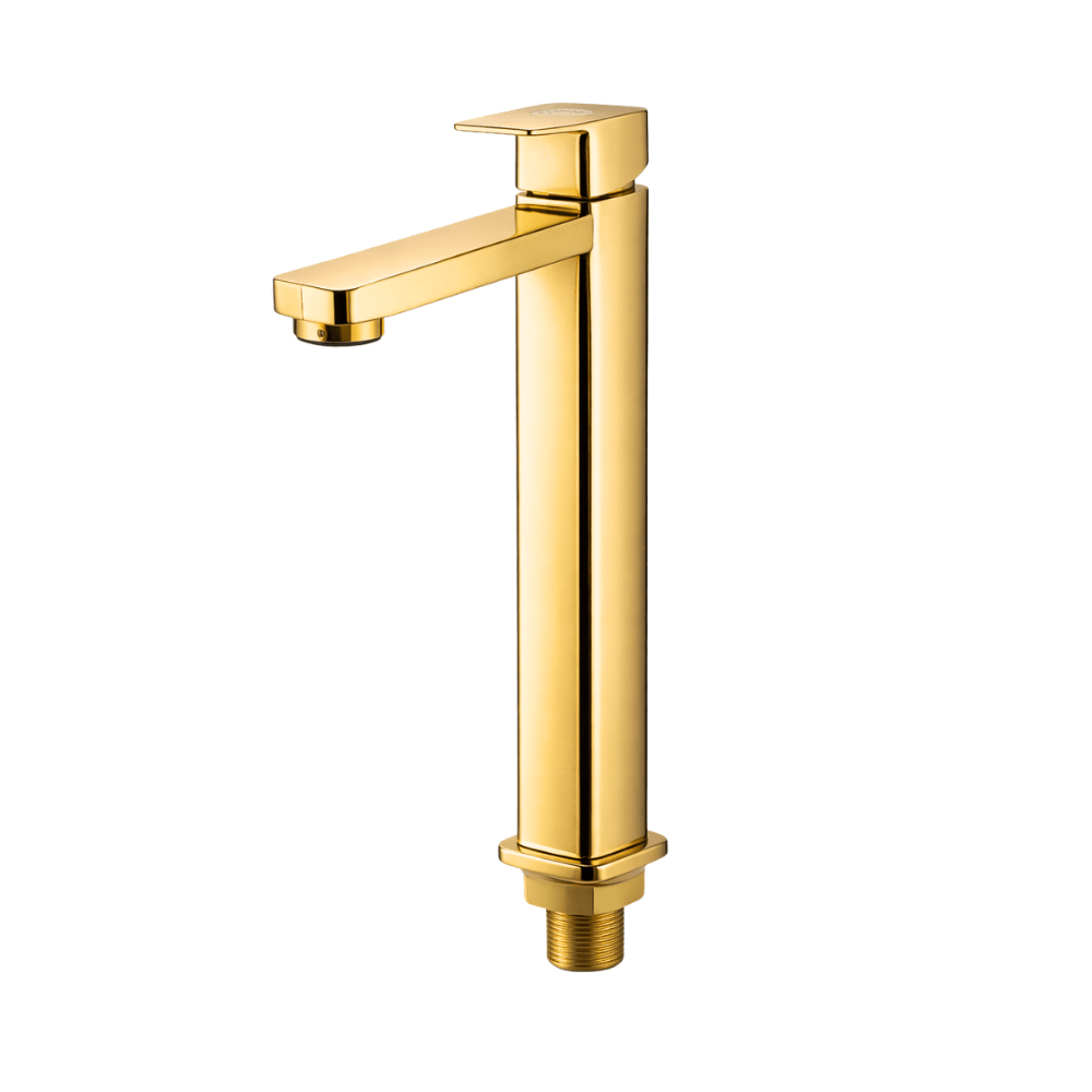 Grifo ovalin caño alto 30 cm Dorado viena Grifo ovalin caño alto 30 cm Dorado viena
