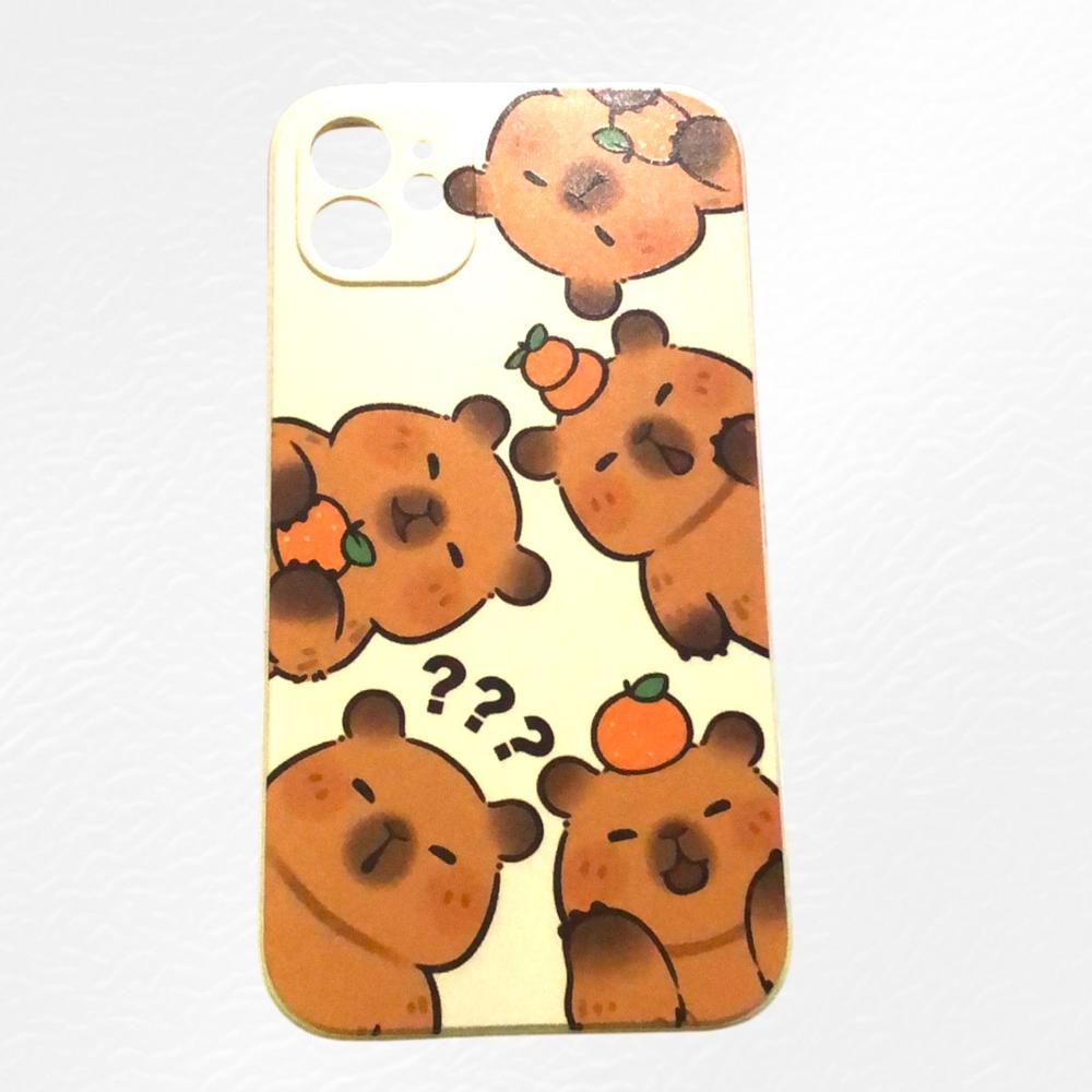 CASE IPHONE 11 CAPIBARA Color Crema CASE IPHONE 11 CAPIBARA Color Crema