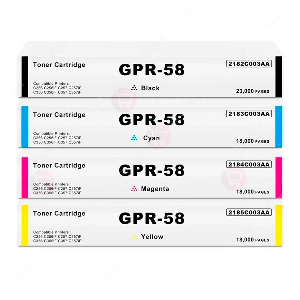 Toner Compatible Canon GPR58 Negro y colores