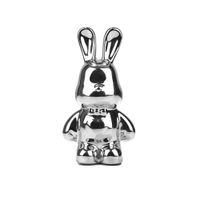 PASCUA - Adorno decorativo conejo color gris
