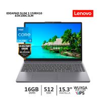 Laptop Lenovo IdeaPad Slim 3 15IRH10 i5 13420h 16Gb Ram 512Gb SSD 15.3 WUXGA IPS - 83K100C3LM