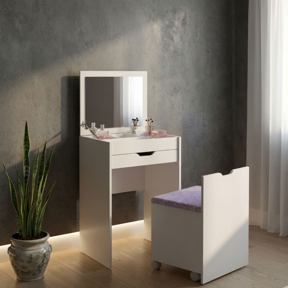 Tocador con espejo Dansuli Blanco | Masiva Home