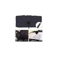 Sombrilla para Autos Plegable Negro  Plata