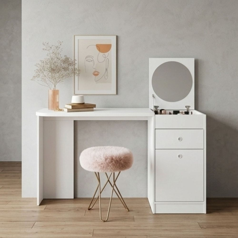 Tocador con espejo Syphora Blanco | Masiva Home